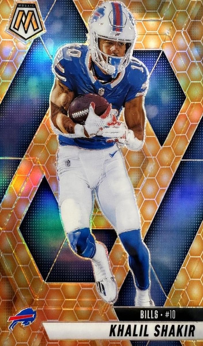 2025 Panini Mosaic Football Honeycomb Khalil Shakir #122 PSA 10