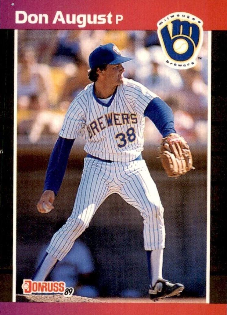 1989 Donruss Baseball Don August #410