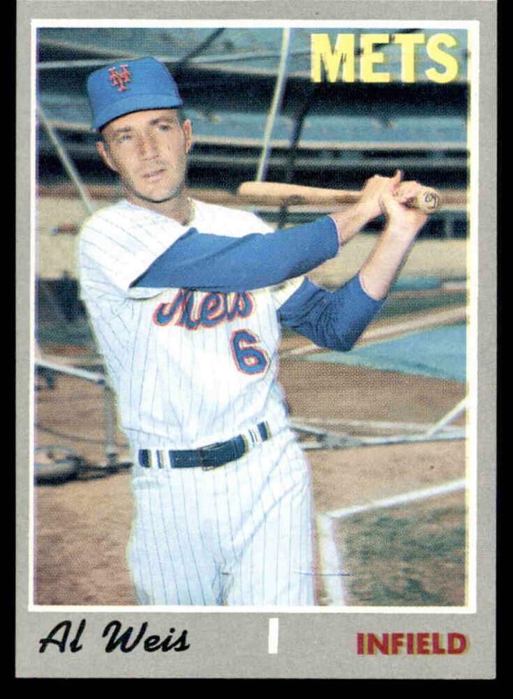 1970 Topps Baseball Al Weis #498