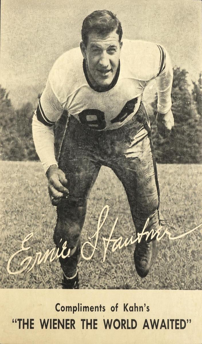 1961 Kahn's Wieners Football Ernie Stautner #NNO