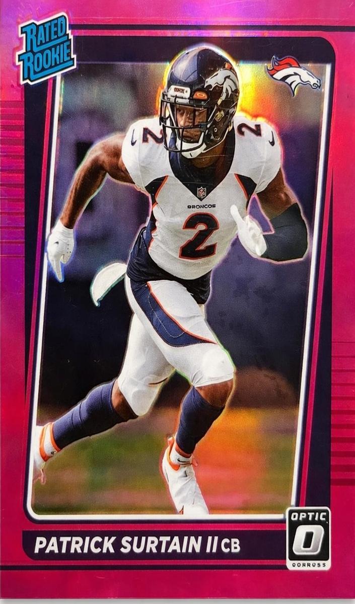 2021 Donruss Optic Football Pink Patrick Surtain II #244 PSA 10