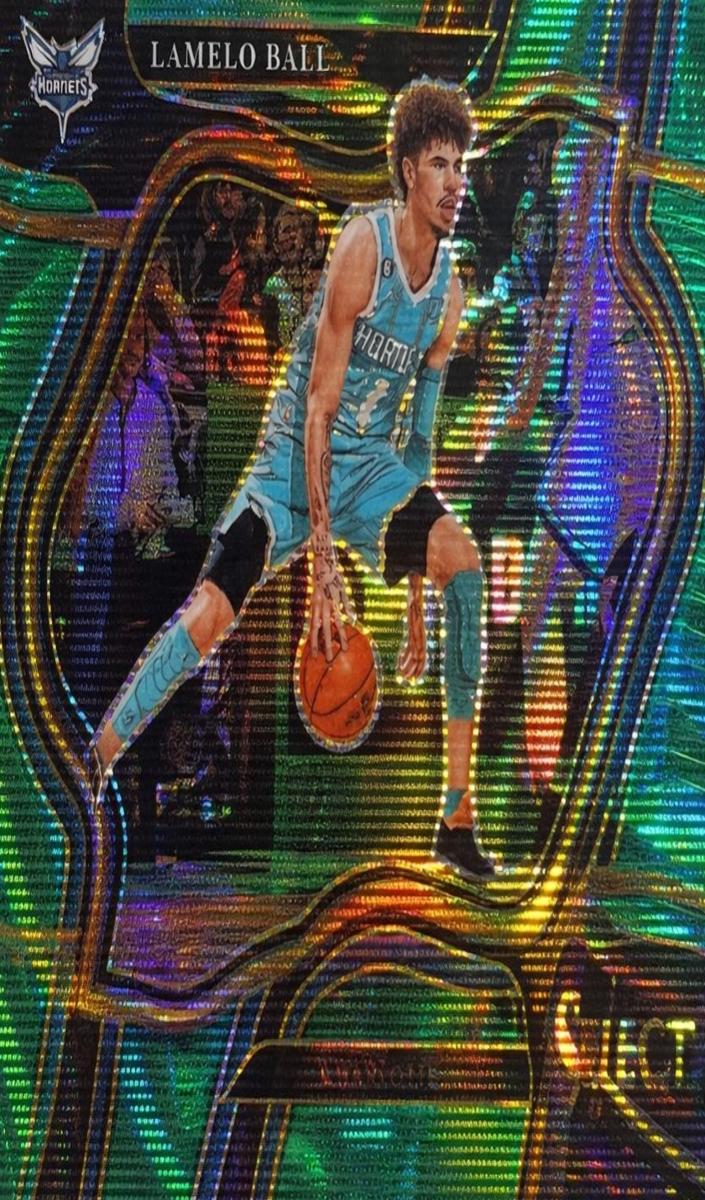 2022 Panini Select Basketball Green Wave LaMelo Ball #241 PSA 9