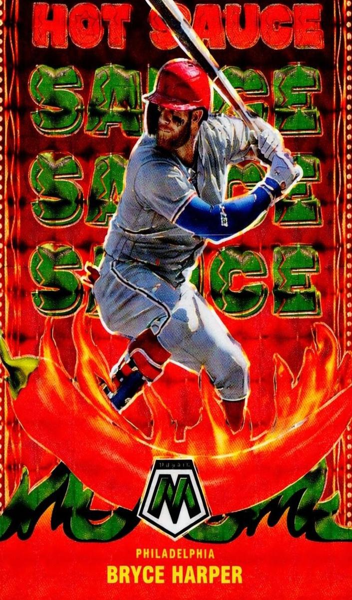 2022 Panini Mosaic Baseball Green Bryce Harper #HS-3 PSA 9