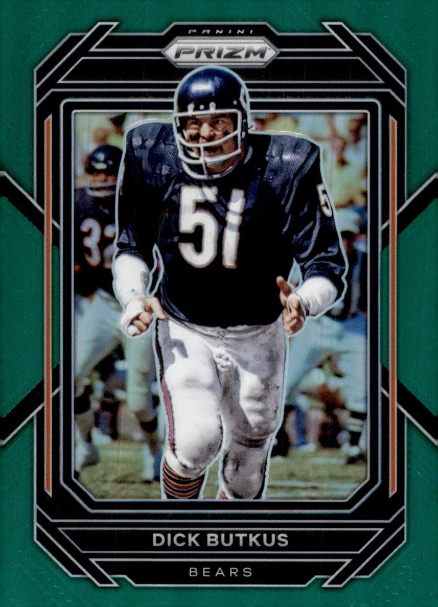 2022 Panini Prizm Football Green Dick Butkus #54