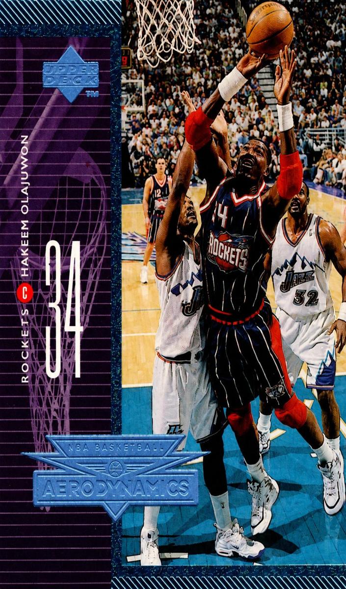 1998 Upper Deck Basketball Hakeem Olajuwon #A11