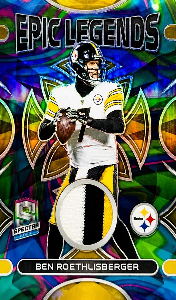2023 Panini Spectra Football Neon Marble Ben Roethlisberger #ELM-BRO