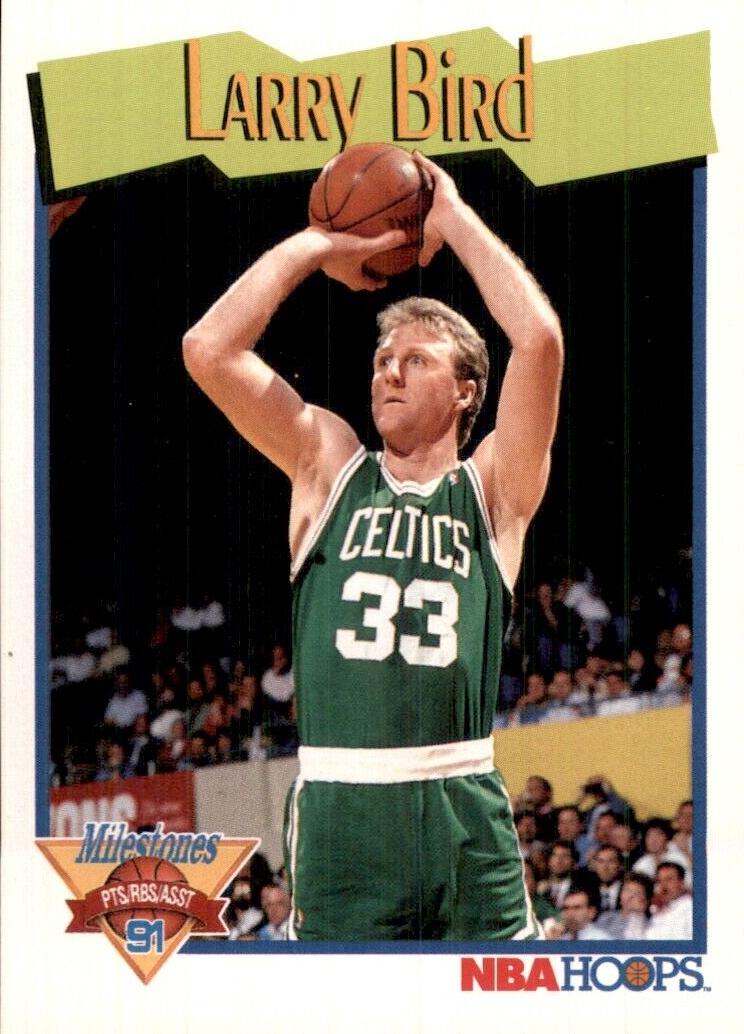 1991 Hoops Basketball Larry Bird #314