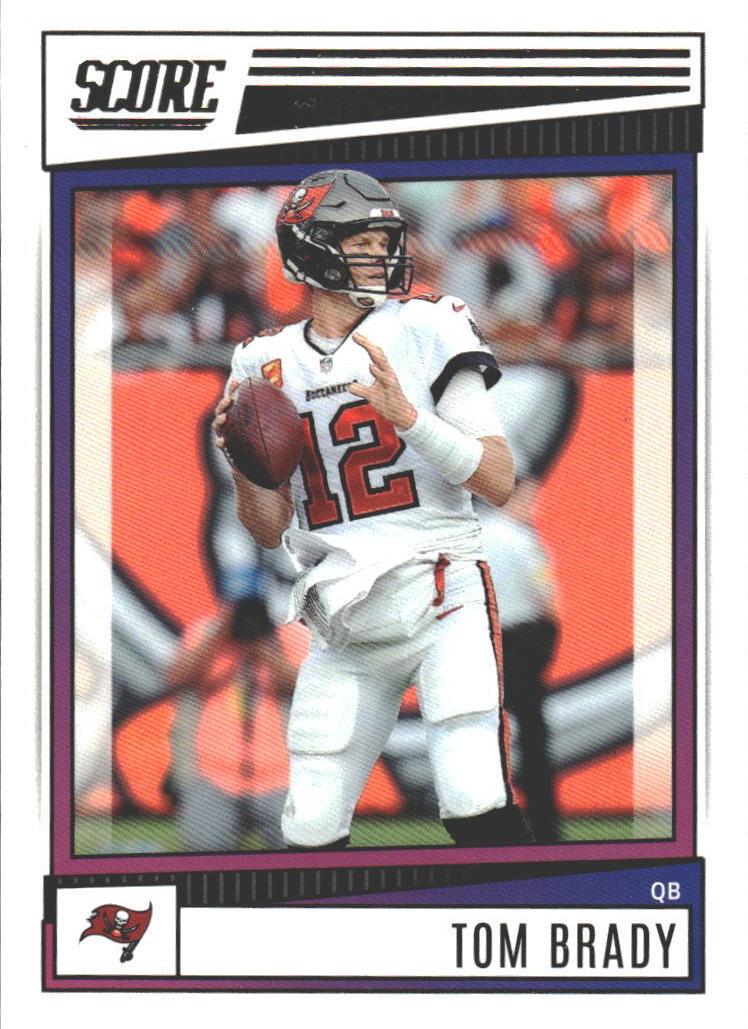 2022 Panini Score Football Tom Brady #68 PSA 9