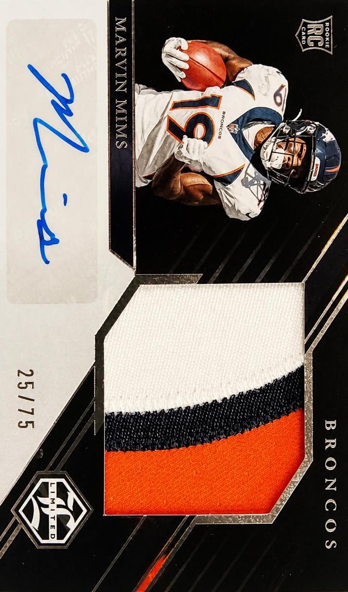 2023 Panini Limited Football Silver Spotlight Marvin Mims #166