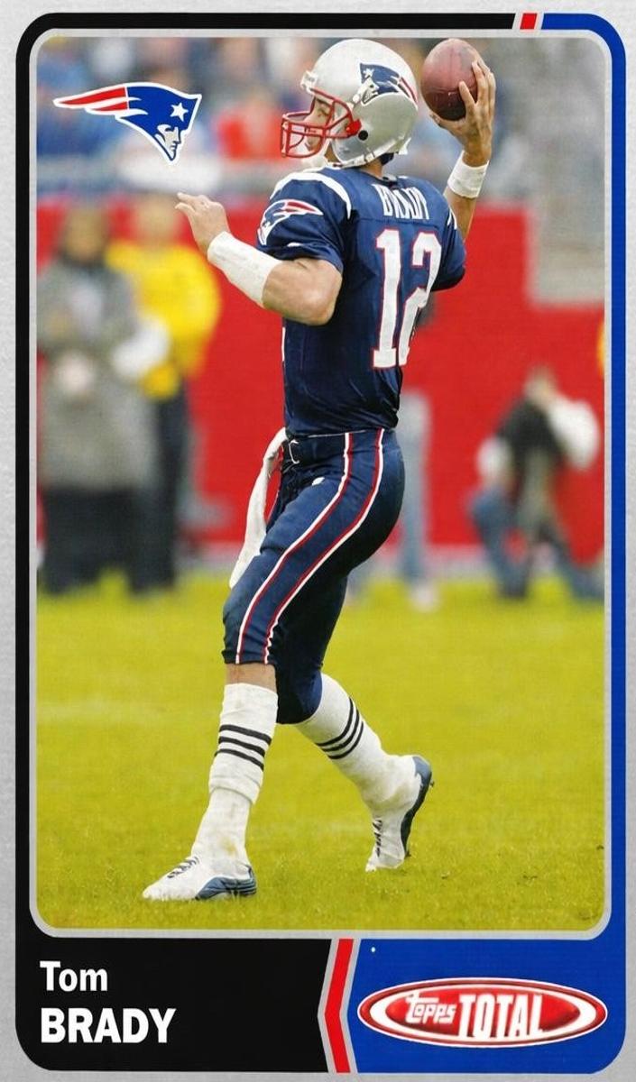 2003 Topps Total Football Silver Tom Brady #299 PSA 8.5