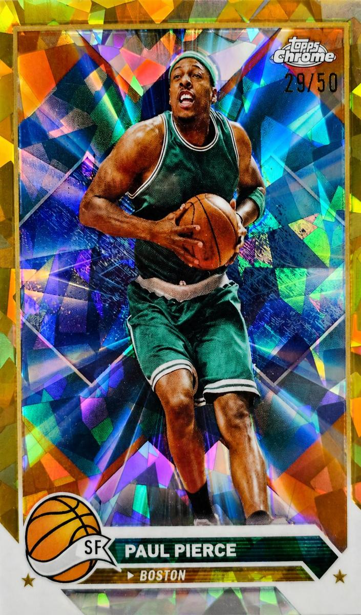 2023 Topps Chrome Sapphire Basketball Gold Paul Pierce #146