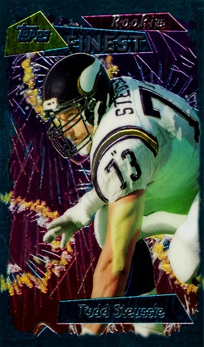 1995 Topps Finest Football Todd Steussie #129