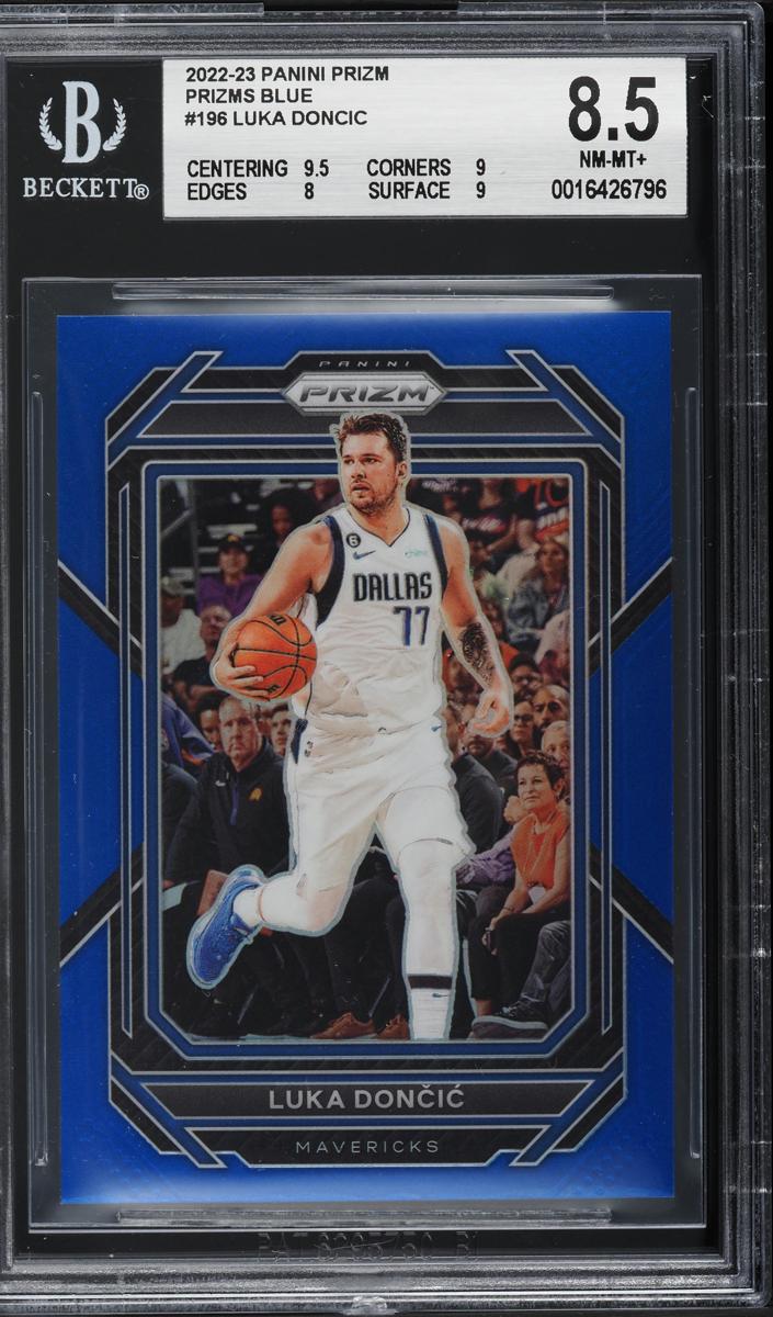 2022 Panini Prizm Basketball Blue Luka Doncic #196