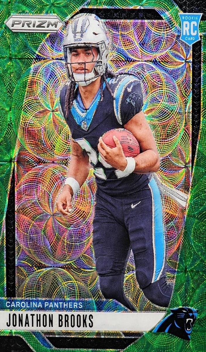 2024 Panini Prizm Football Green Scope Jonathon Brooks #357