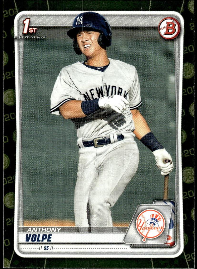2020 Bowman Paper Prospects Baseball Camo Anthony Volpe #BP-139 SGC 9.5
