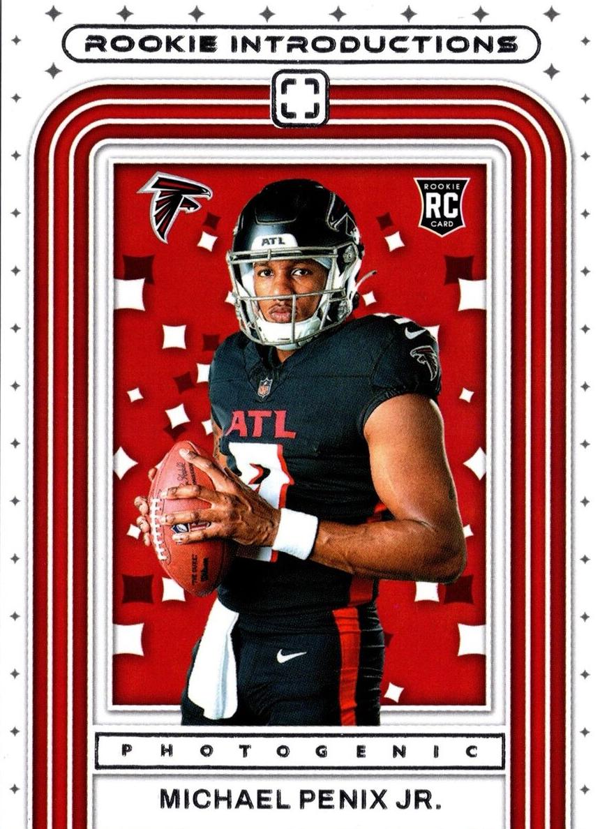 2024 Panini PhotoGenic Football Michael Penix Jr. #1 PSA 8