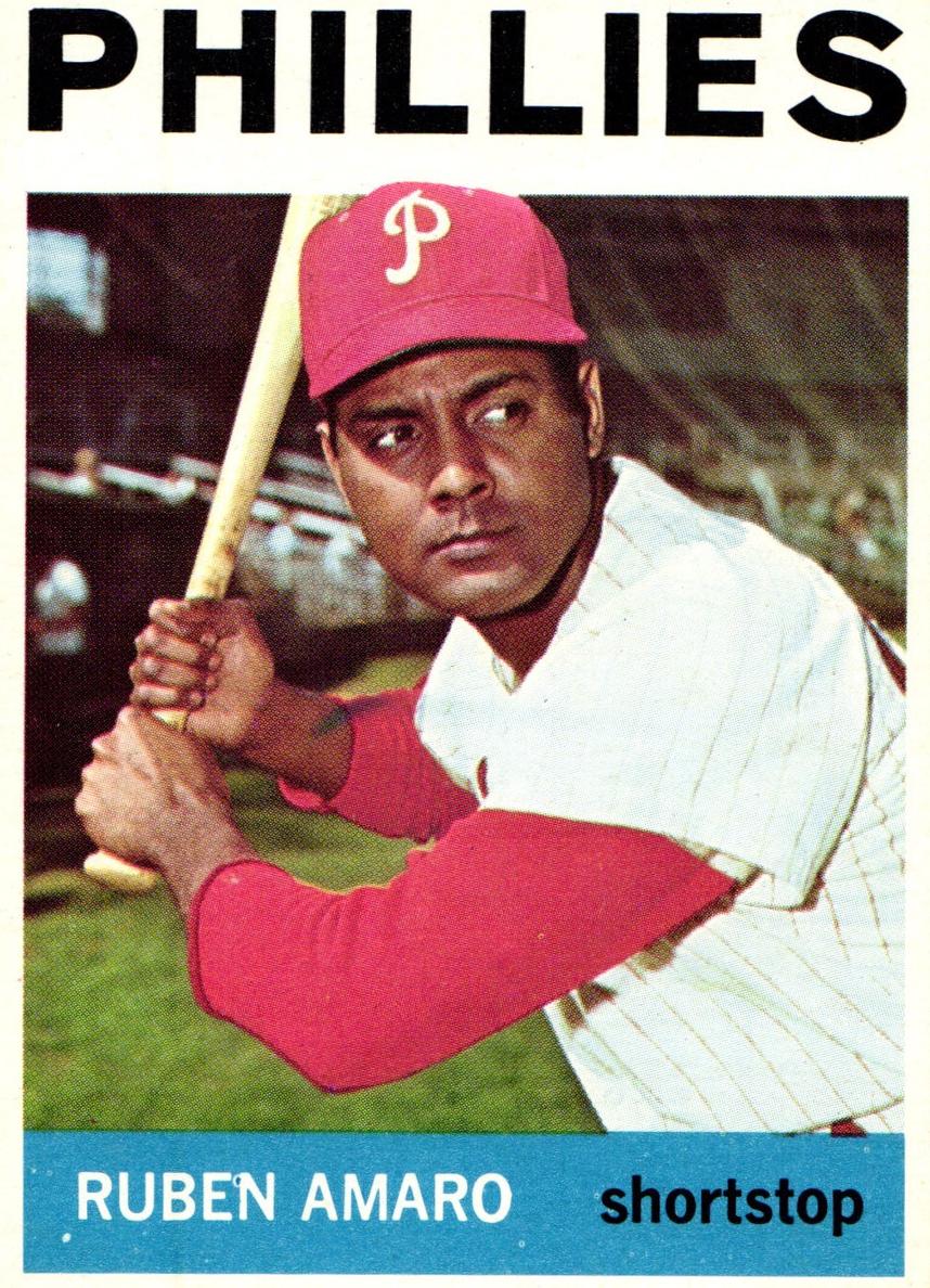 1964 Topps Baseball Ruben Amaro #432 PSA 8