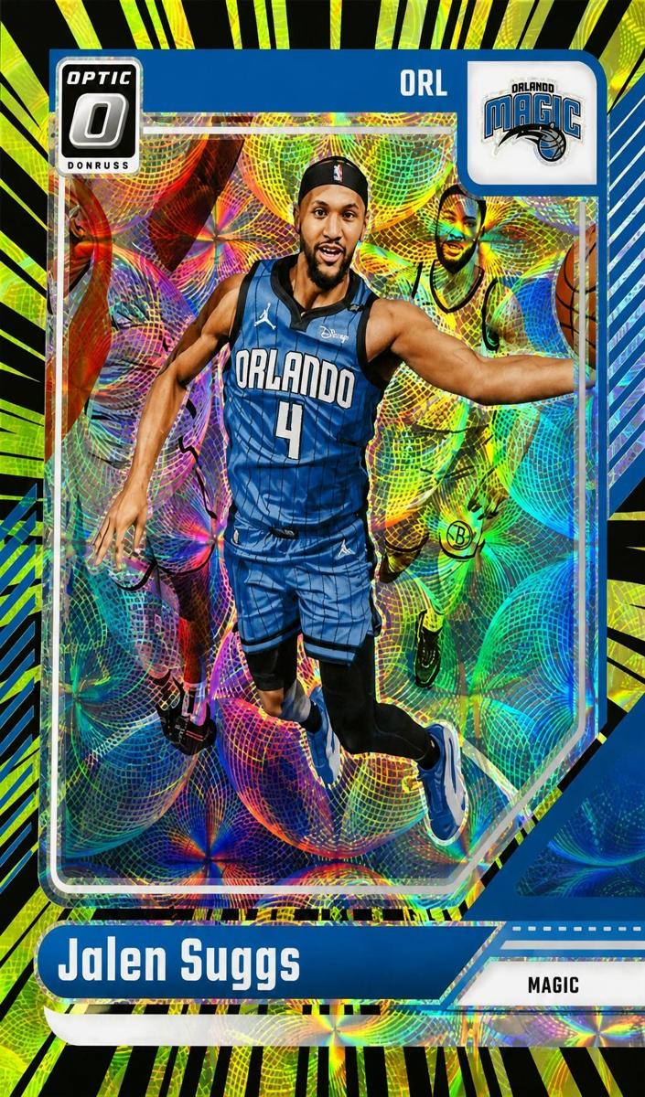 2024 Donruss Optic Basketball Electricity International Jalen Suggs #14