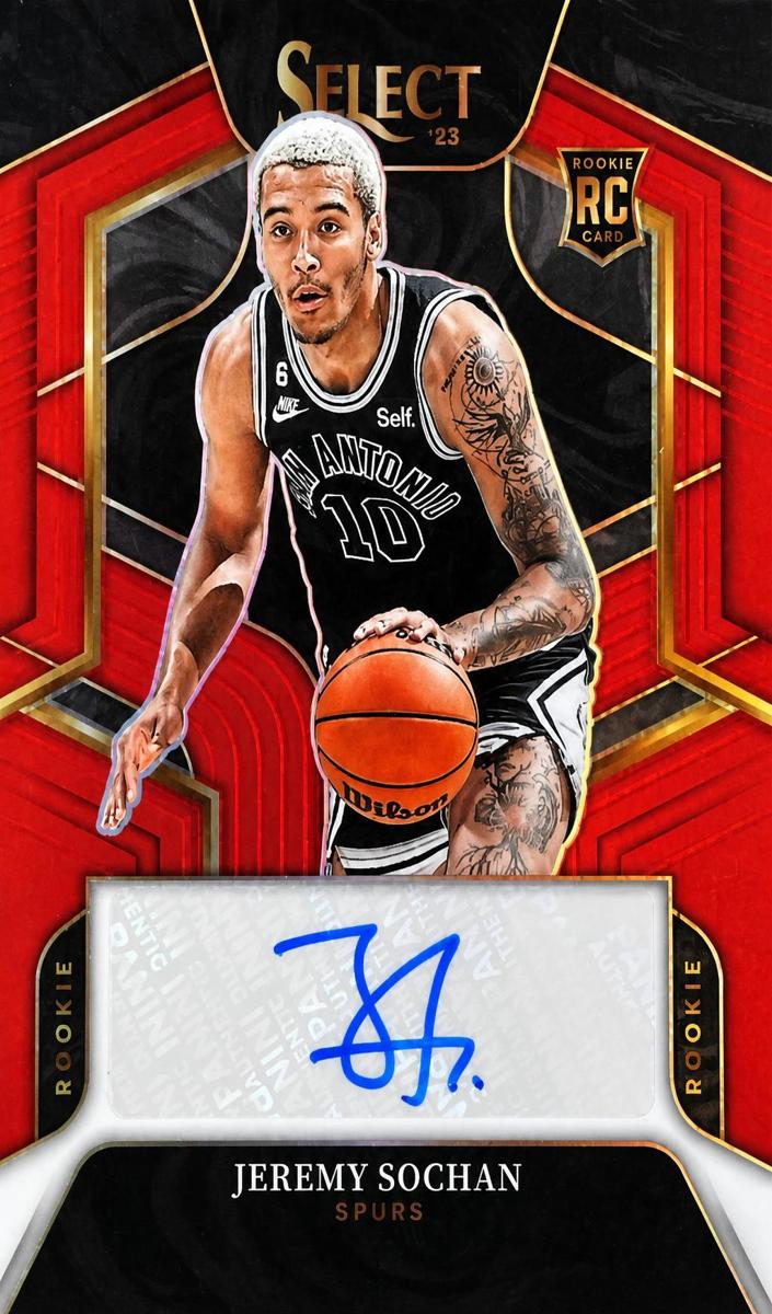2022 Panini Select Basketball Red Jeremy Sochan #RS-JSC PSA 10
