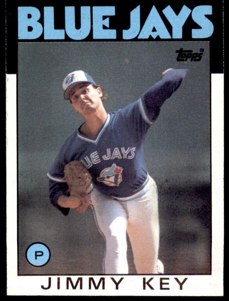 1986 Topps Baseball Jimmy Key #545