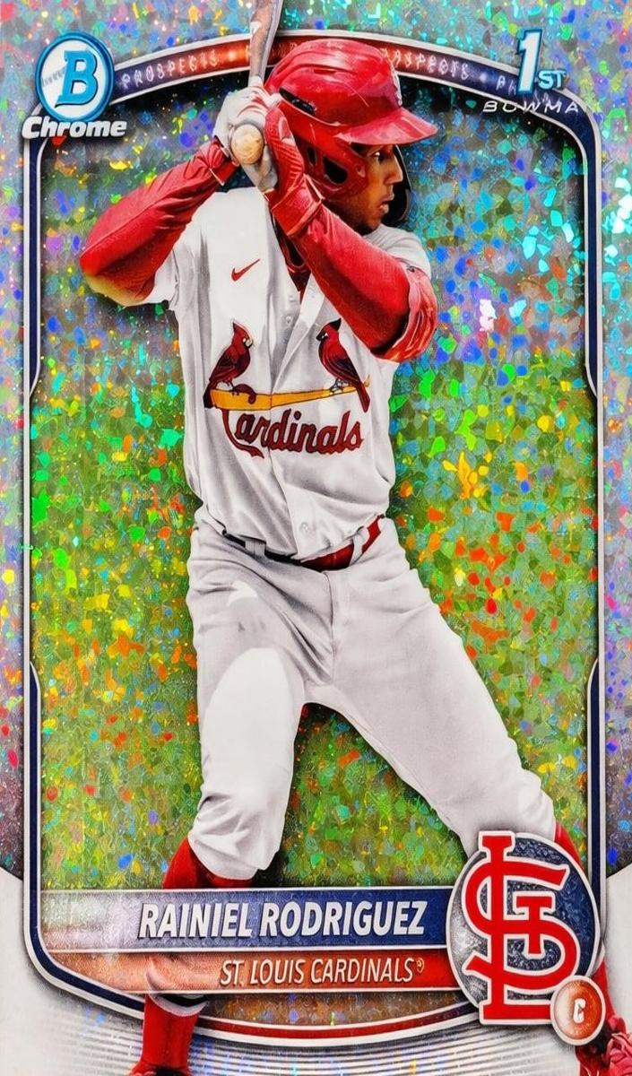 2025 Bowman Chrome Prospects Baseball Mini-Diamond Refractor Rainiel Rodriguez #BCP-200