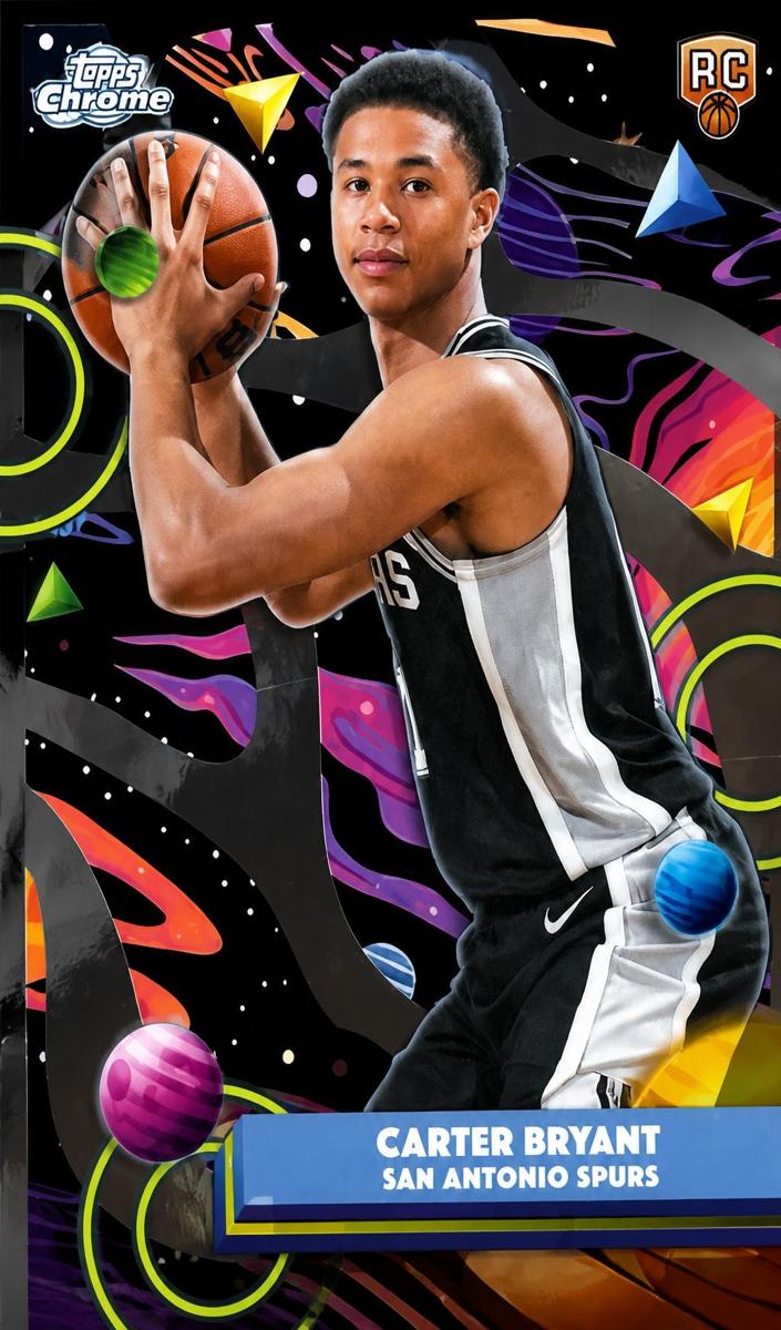 2025 Topps Cosmic Chrome Basketball Carter Bryant #139 CGC AUTH