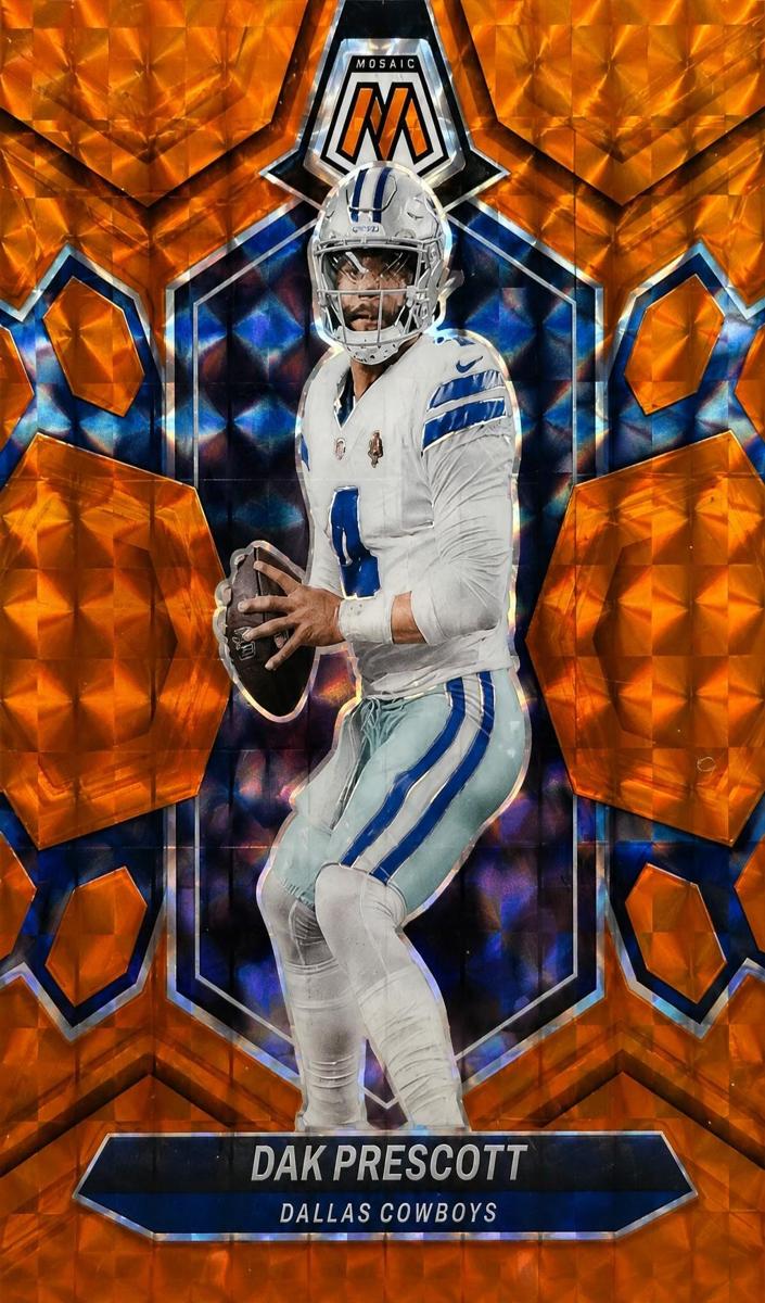 2024 Panini Mosaic Football Orange Dak Prescott #57