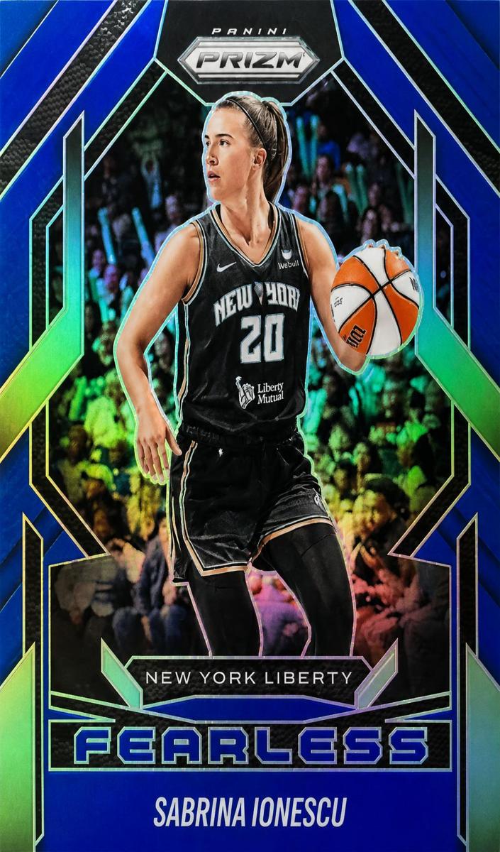 2025 Panini Prizm WNBA Basketball Blue Sabrina Ionescu #1