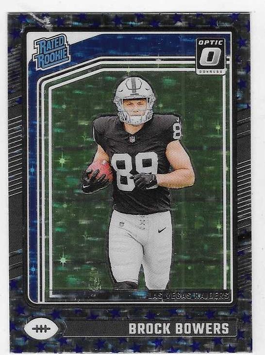 2024 Donruss Optic Football Stars Brock Bowers #215 PSA 9