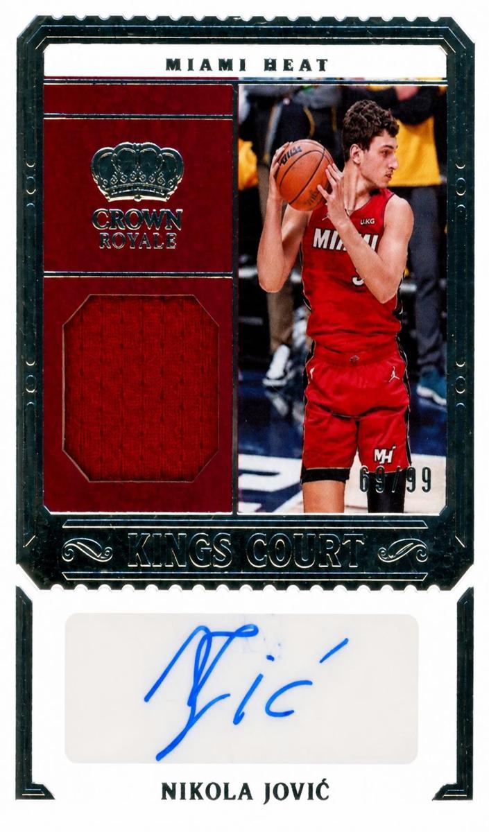2023 Panini Crown Royale Basketball Nikola Jovic #KCJ-JOV