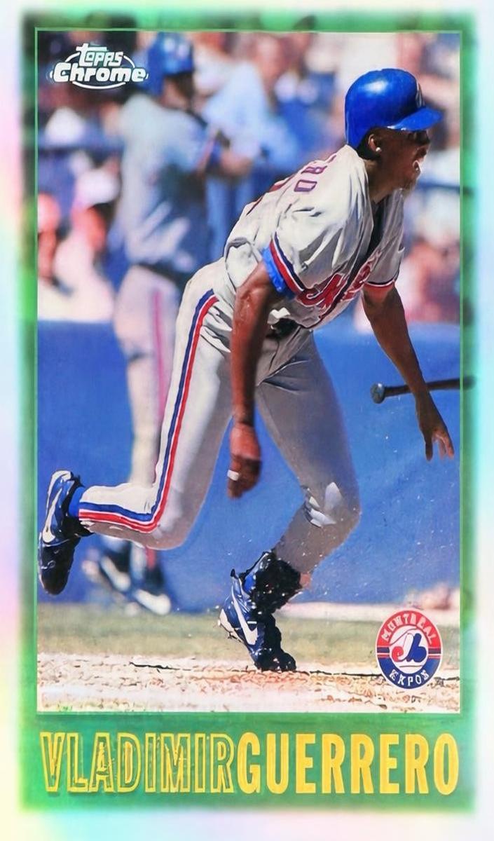 1997 Topps Chrome Baseball Refractor Vladimir Guerrero #153