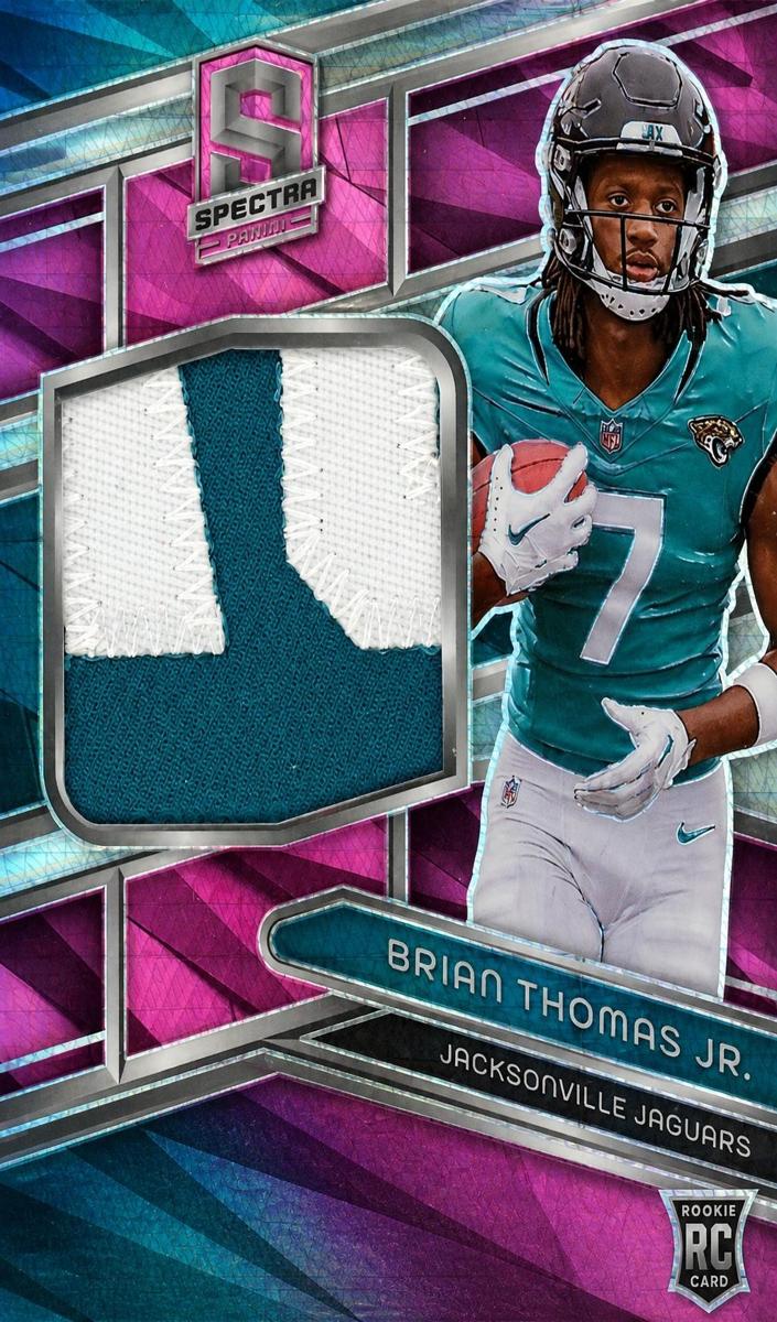 2024 Panini Spectra Football Neon Pink Brian Thomas Jr. #203