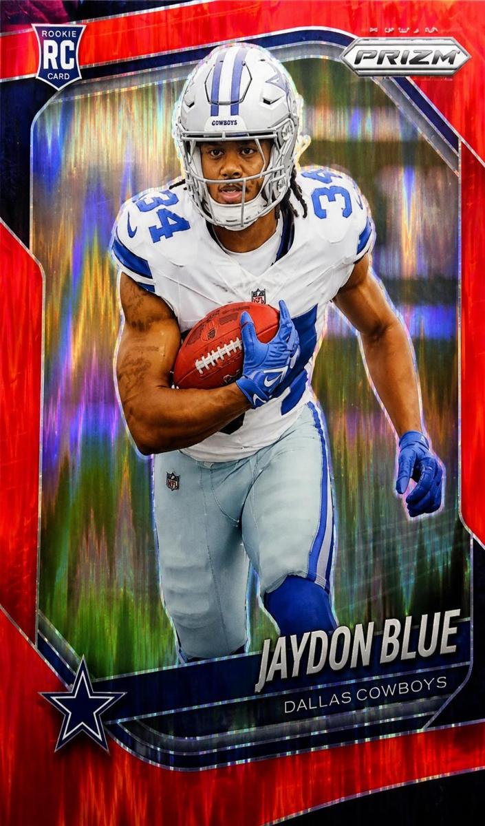 2025 Panini Prizm Football Red Flash Jaydon Blue #325