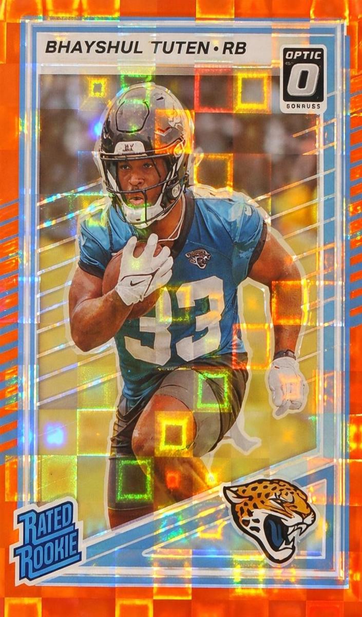 2025 Panini Donruss Football Red Pandora Bhayshul Tuten #333