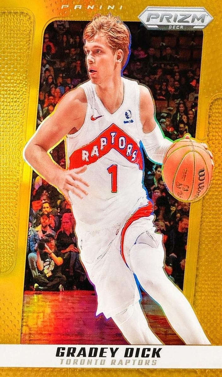 2024 Panini Prizm Deca Basketball Orange Gradey Dick #49