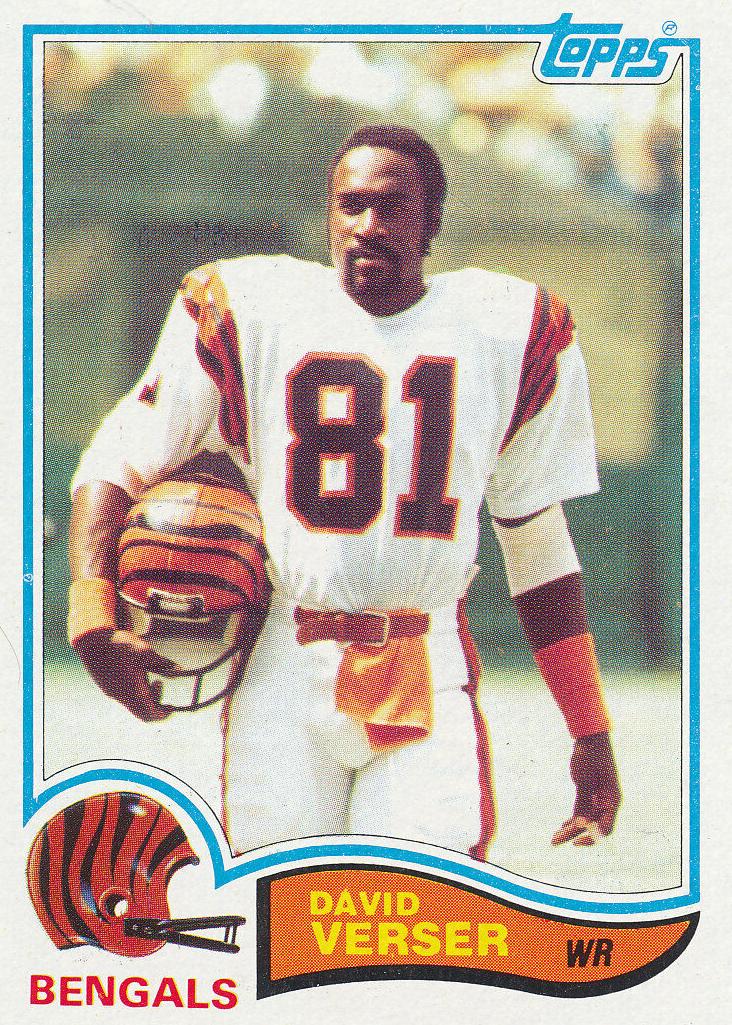 1982 Topps Football David Verser #53 PSA 10
