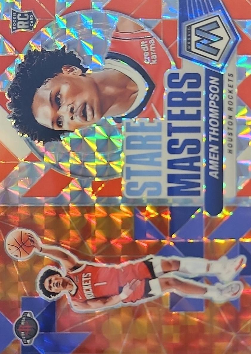 2023 Panini Mosaic Basketball Amen Thompson #19 PSA 10