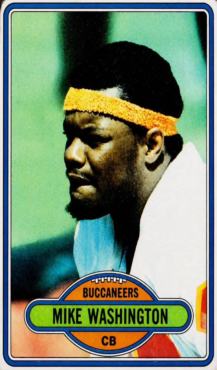 1980 Topps Football Mike Washington #46