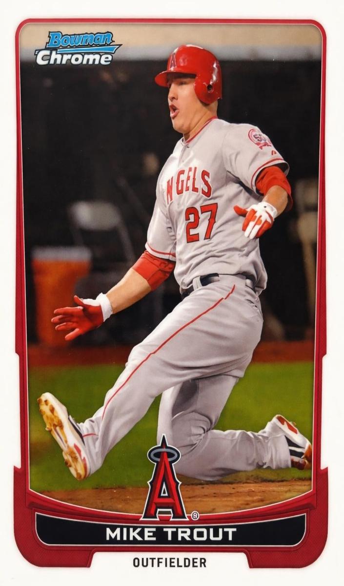 2012 Bowman Chrome Baseball Mike Trout #157
