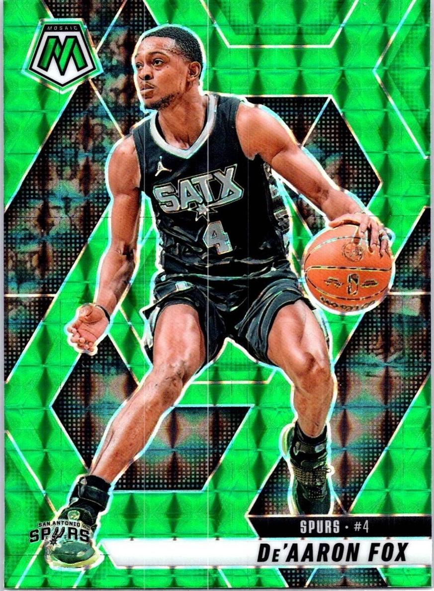 2024 Panini Mosaic Basketball Mosaic De'Aaron Fox #124