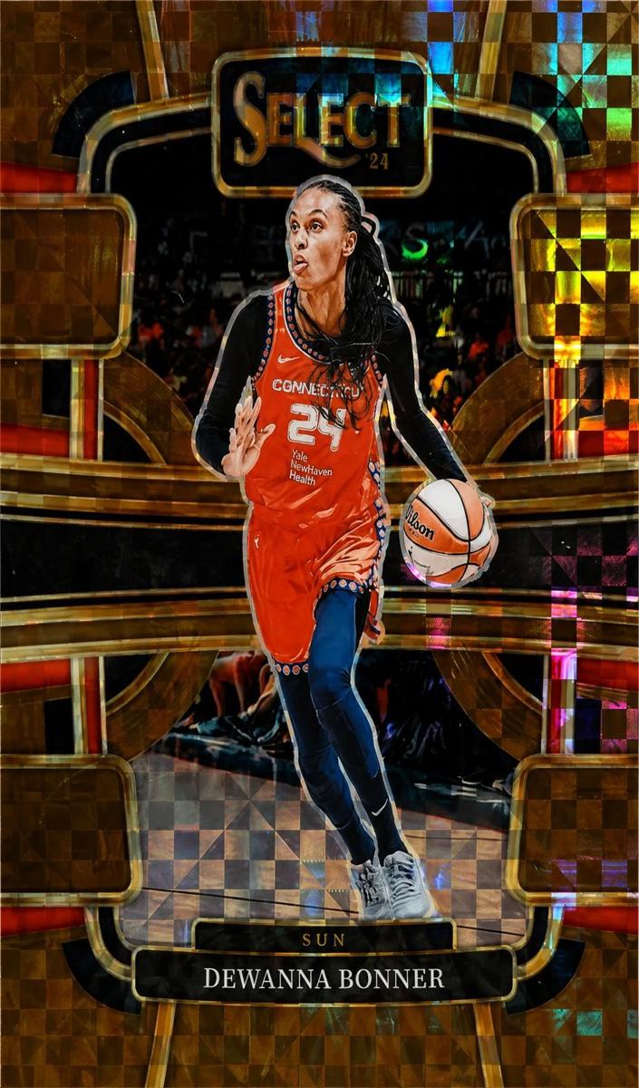 2024 Panini Select WNBA Basketball Bronze Checker DeWanna Bonner #48