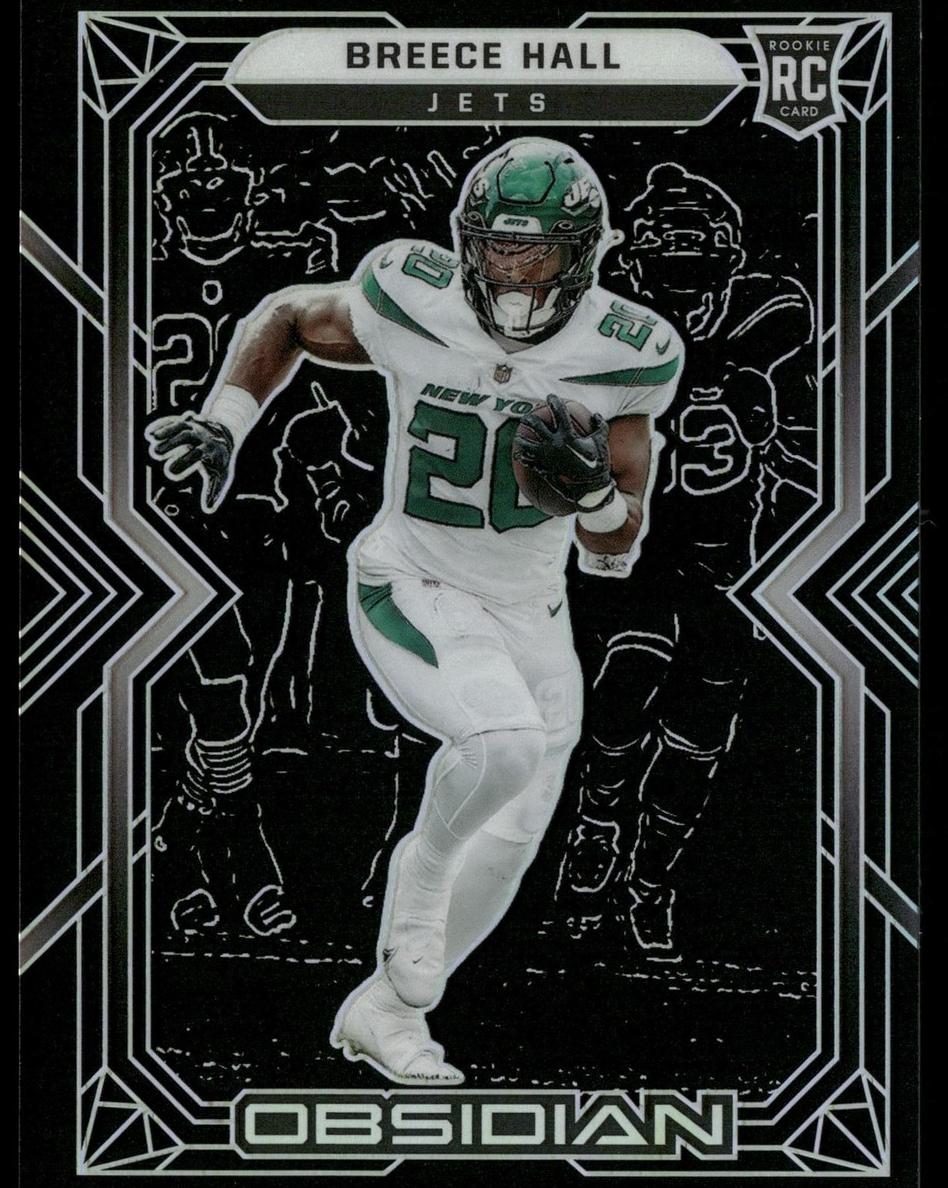 2022 Panini Obsidian Football Breece Hall #107
