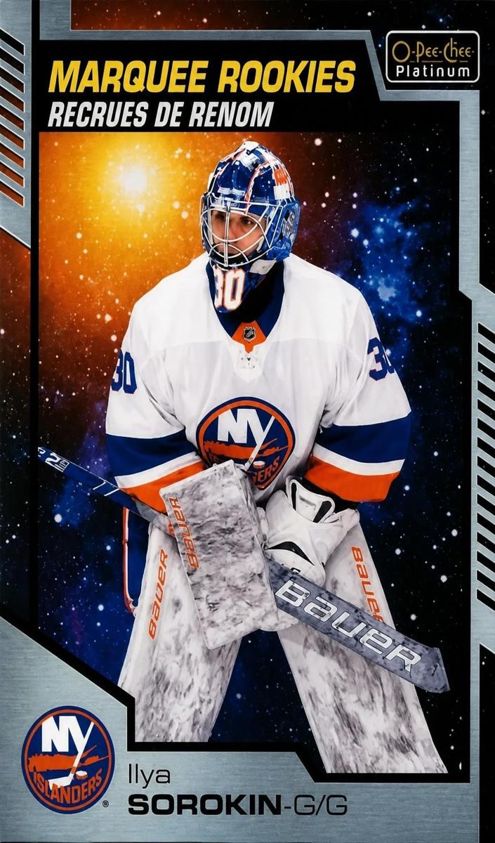 2020 O-Pee-Chee Platinum Hockey Cosmic Ilya Sorokin #196