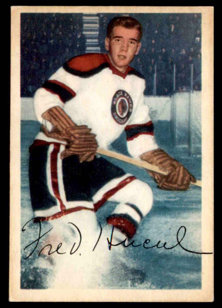 1953 Parkhurst Hockey Fred Hucul #71