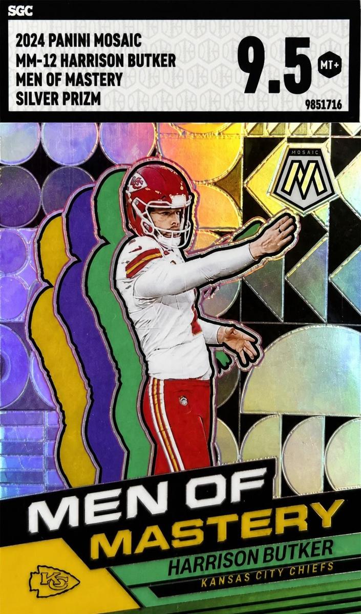 2024 Panini Mosaic Football Silver Harrison Butker #MM-12