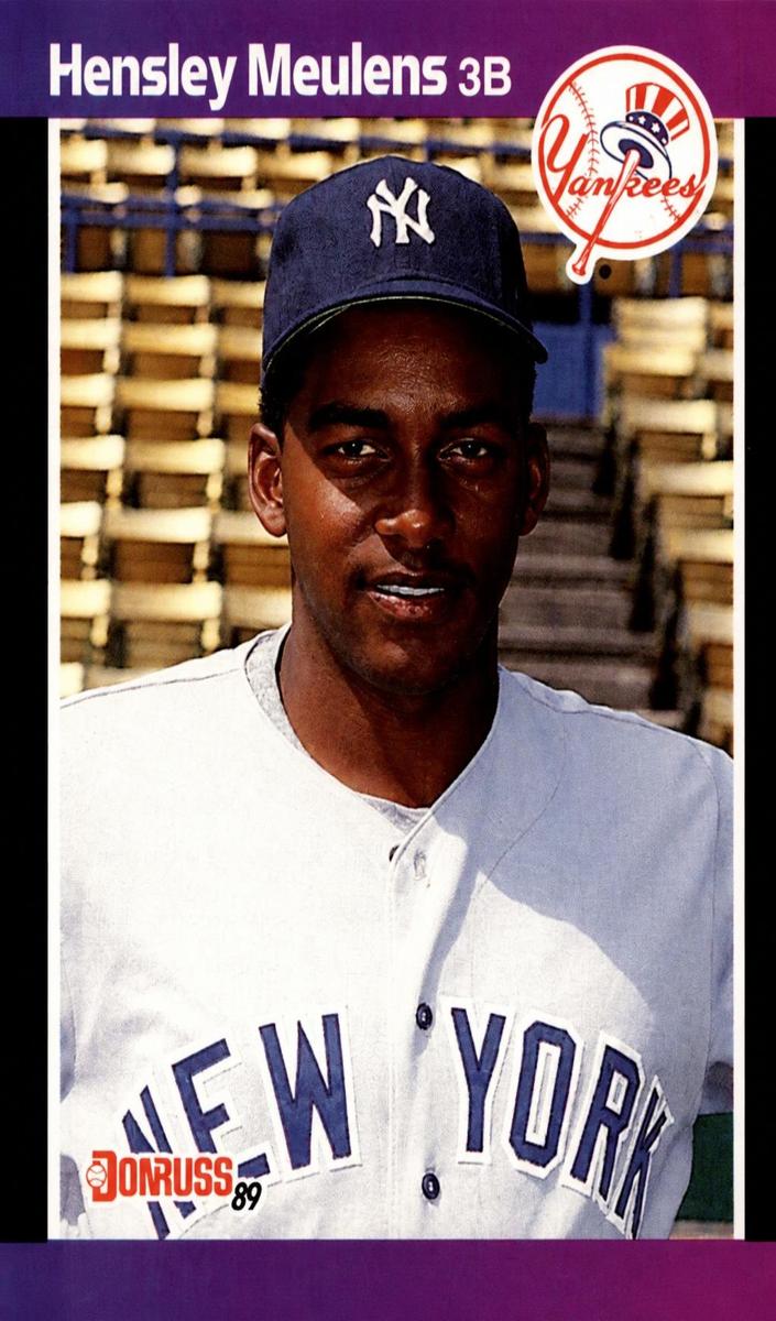 1989 Donruss Baseball Hensley Meulens #547