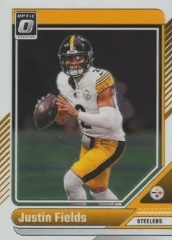 2024 Donruss Optic Football Justin Fields #164 PSA 7