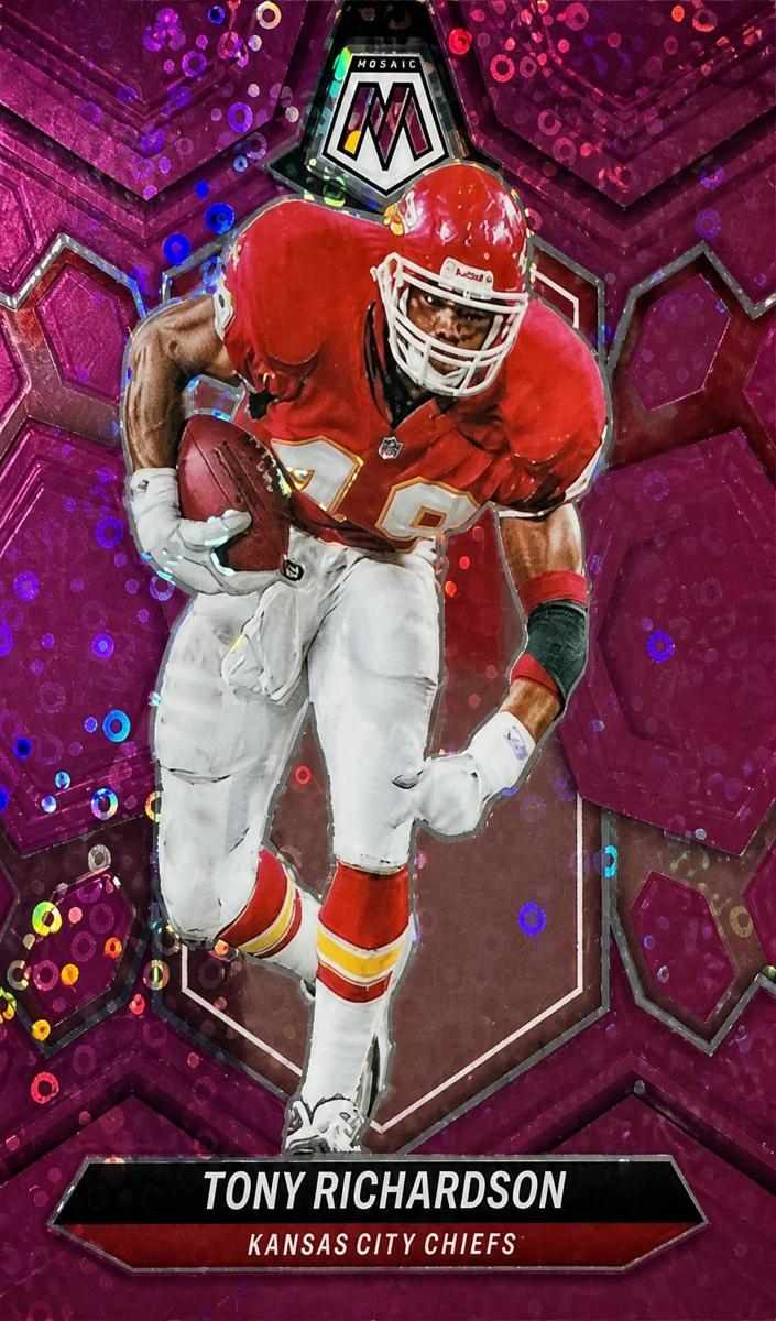 2024 Panini Mosaic Football No Huddle Pink Tony Richardson #238