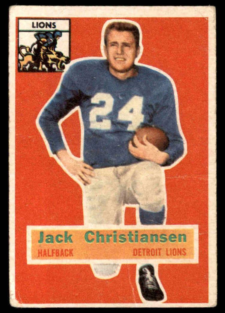 1956 Topps Football Jack Christiansen #20 PSA 6.5