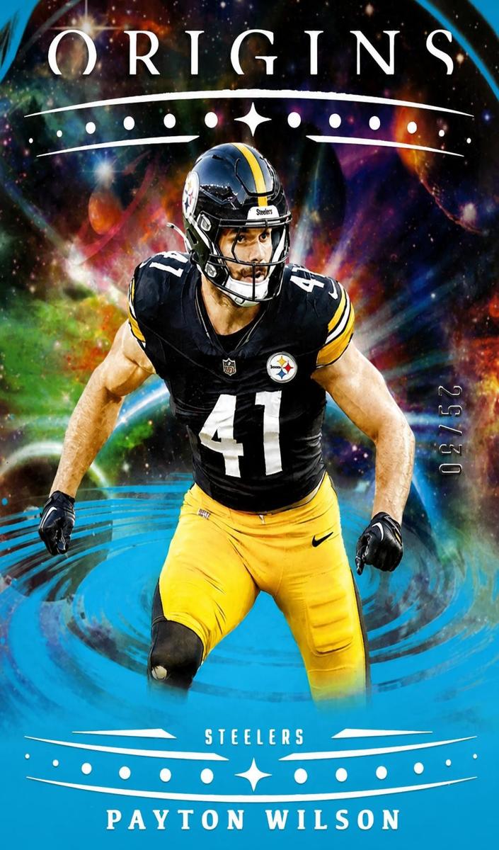 2025 Panini Origins Football Turquoise Payton Wilson #27